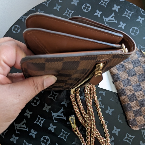 Louis Vuitton ascot wallet clutch with chain strap incert - Picture 4 of 17